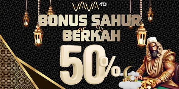 BONUS SAHUR BERKAH 50%